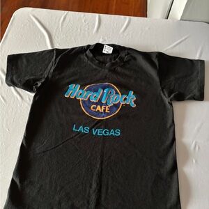 Hard Rock Cafe Kids Black Tee with Blue and Yellow Logo